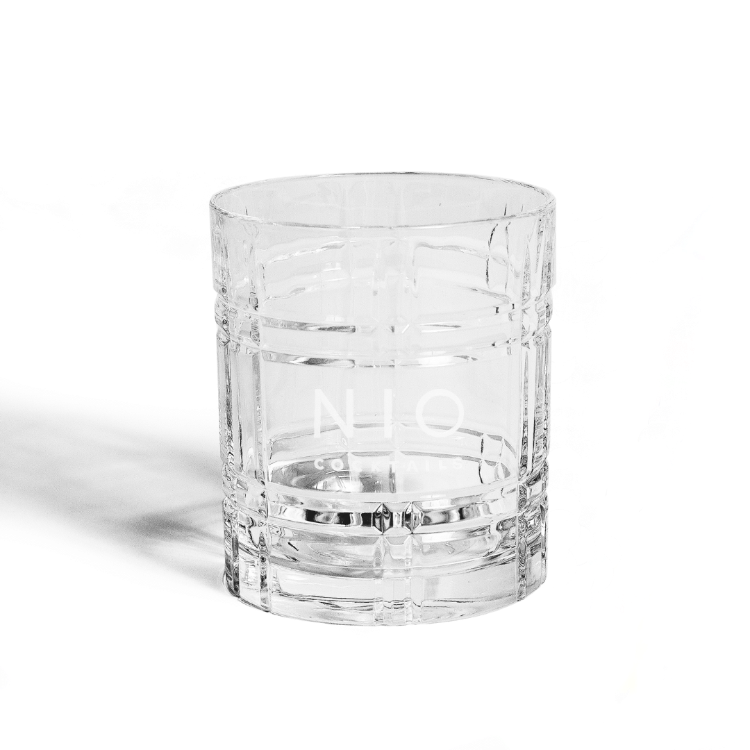 NIO komplet - kozarci iz brušenega stekla